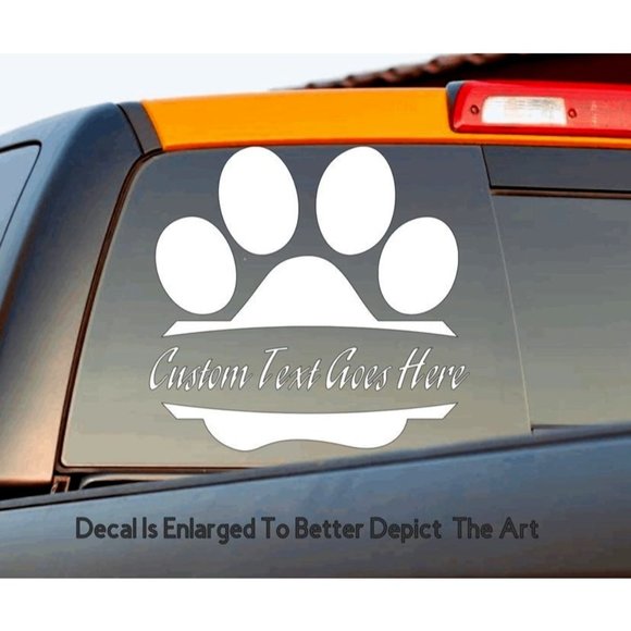 Dog print with custom text - Picture 1 of 1